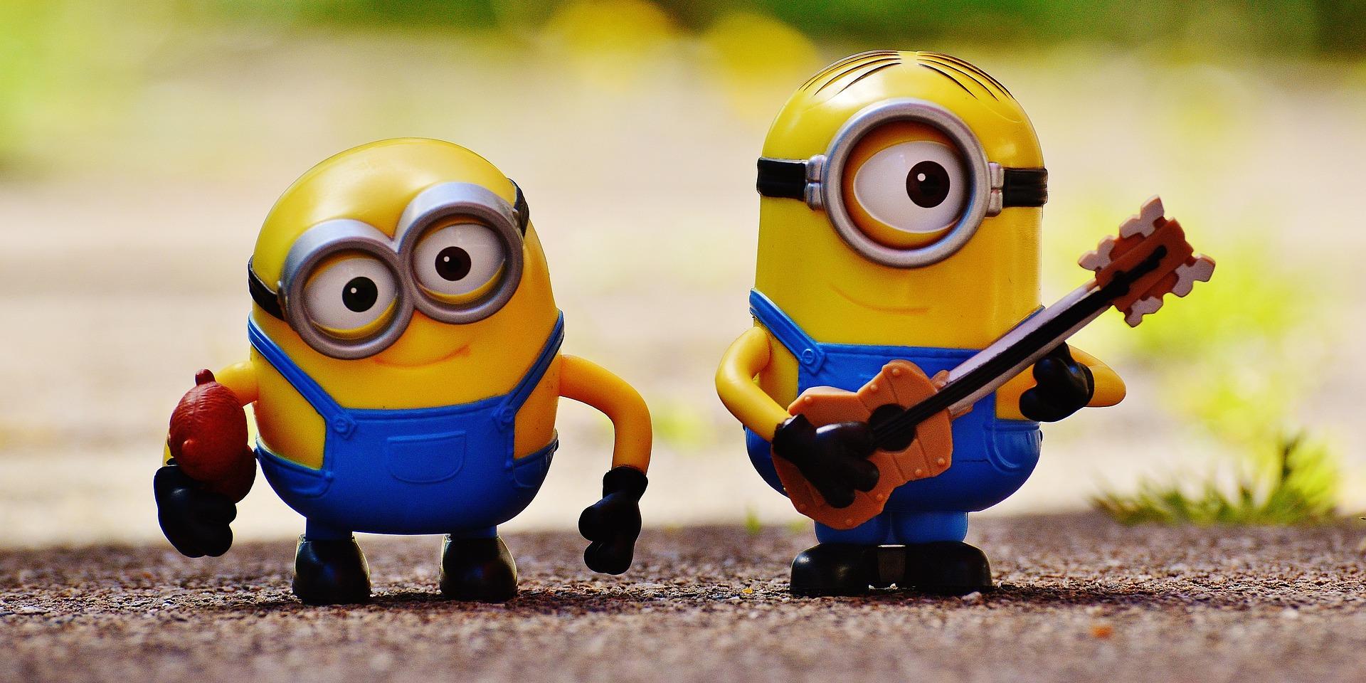 Minions beim Musizieren