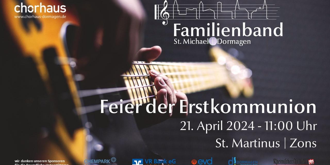 Feier der Erstkommunion in St. Martinus am 21.04.2024