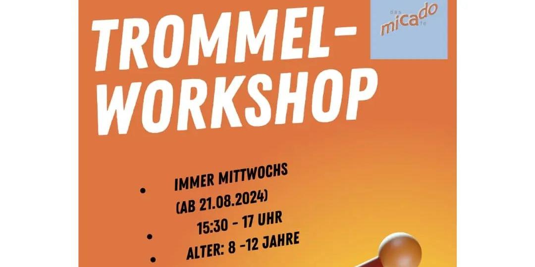 Trommel-Workshop im micado - das Café