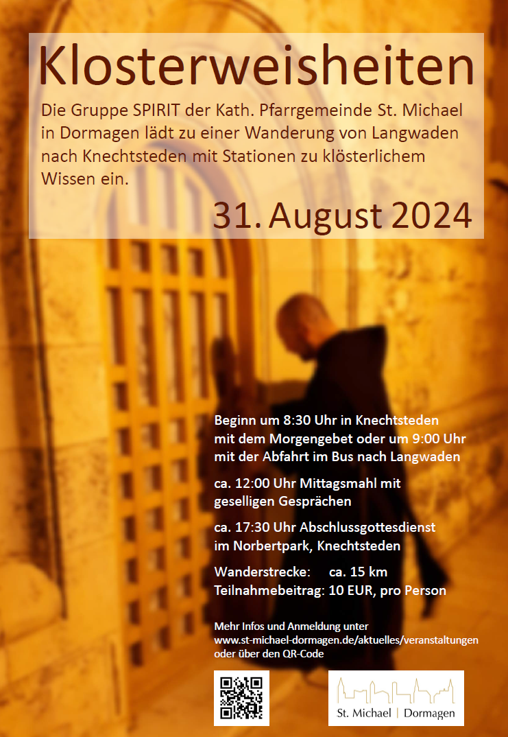 Klosterweisheiten am 31.08.2024