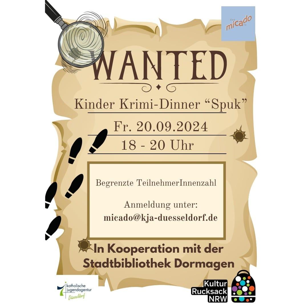 Kinder Krimi-Dinner 'Spuk'