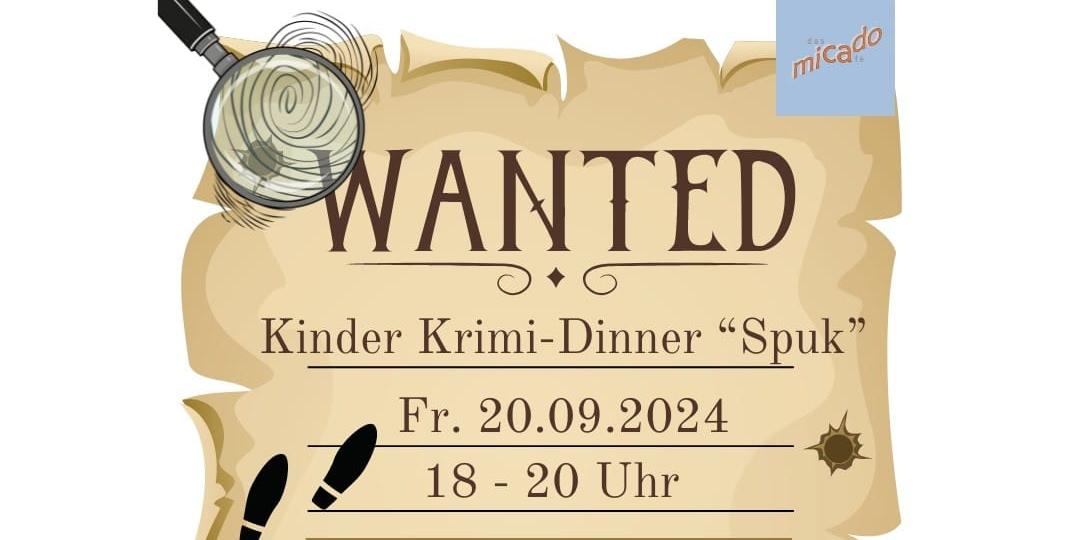 Kinder Krimi-Dinner 'Spuk'