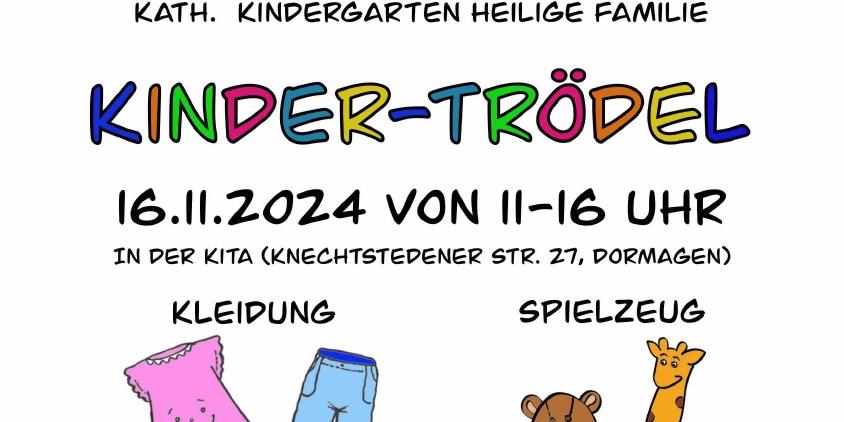 Kinder-Trödel am 16.11.2024 in der KiTa Zur Hl. Familie