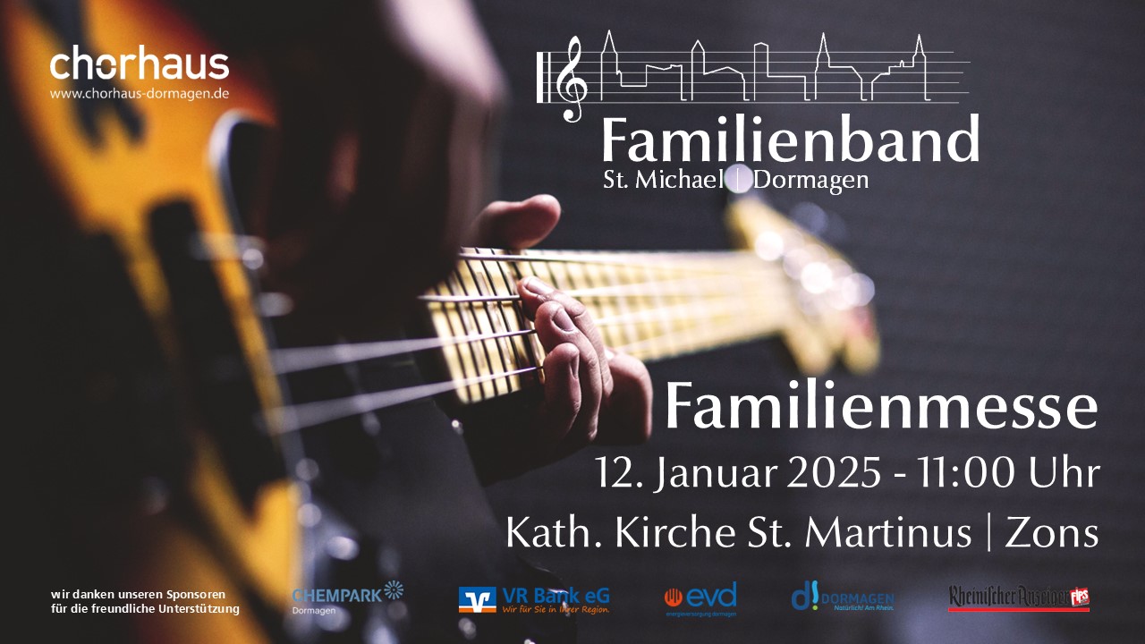 Familienmesse am 12.01.2025 in St. Martinus