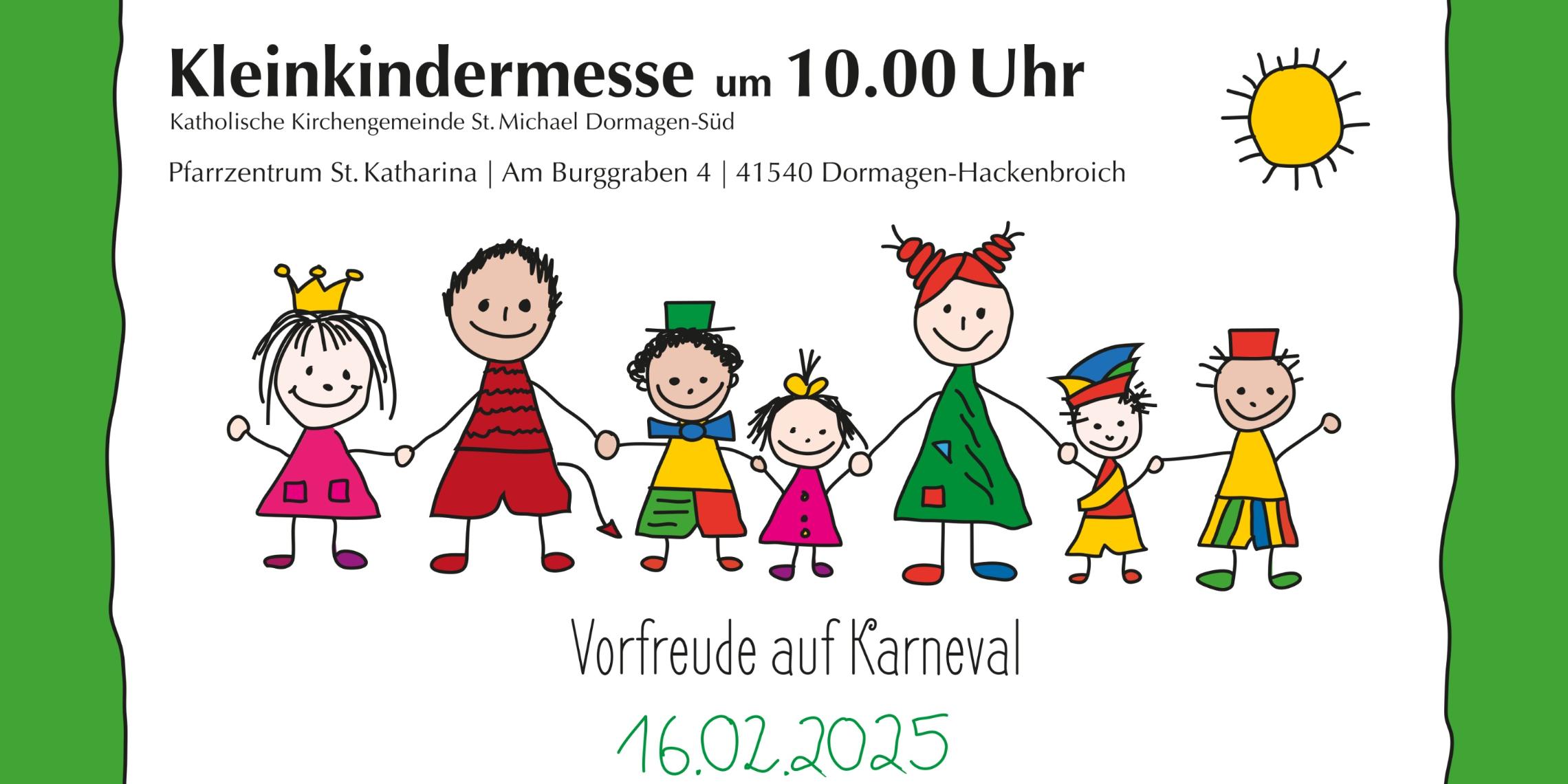 Kleinkindergottesdienst am 16. Februar 2025