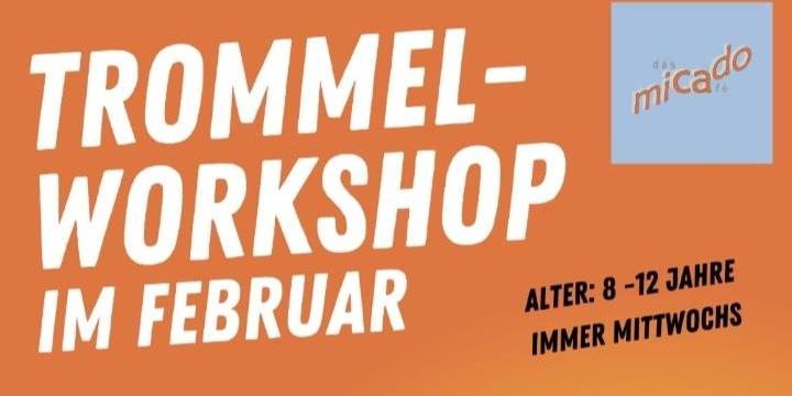 Trommel-Workshop im micado - das Café