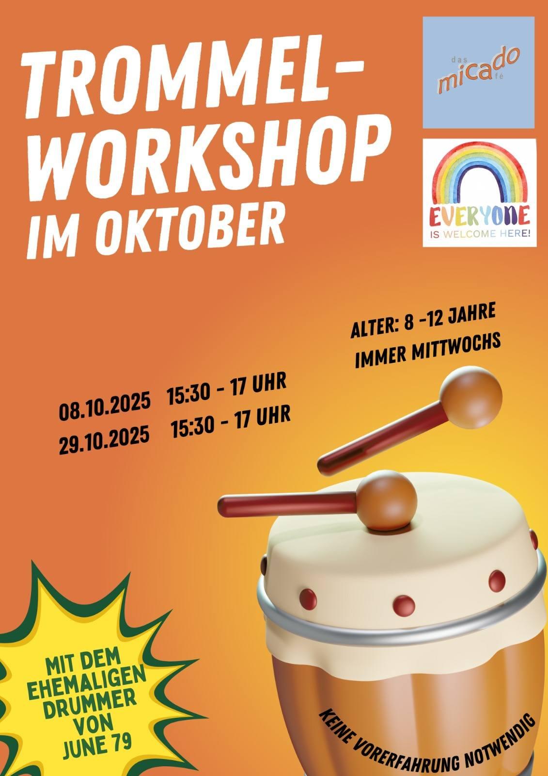 Trommelworkshop im Oktober