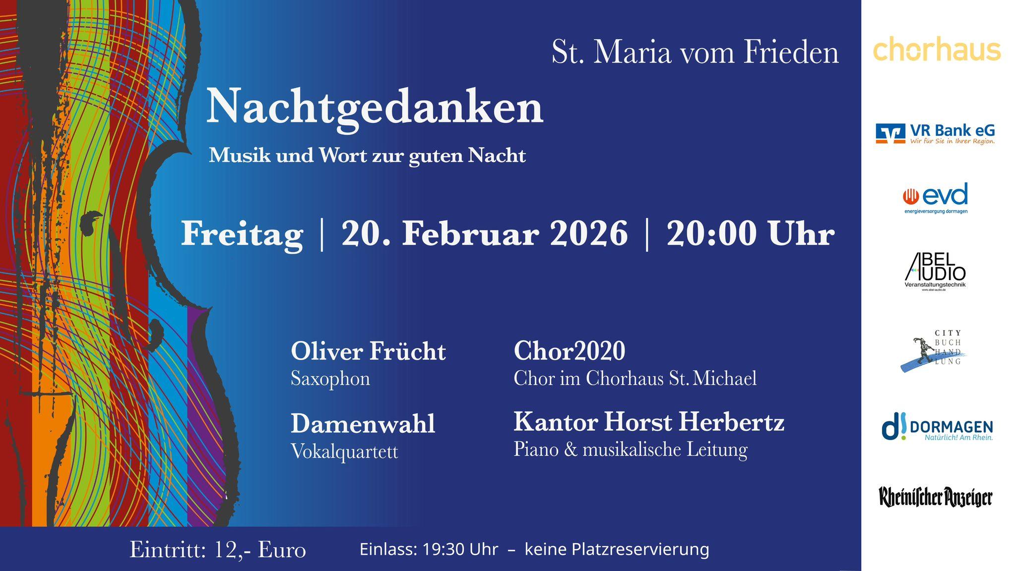 Nachtgedanken - Musik und Wort zur guten Nacht