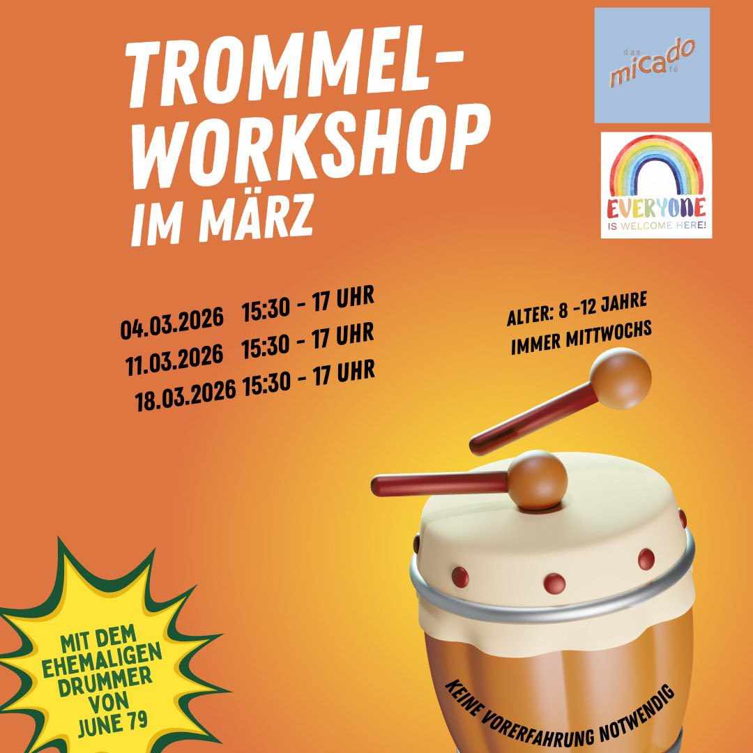 Trommel-Workshop im März