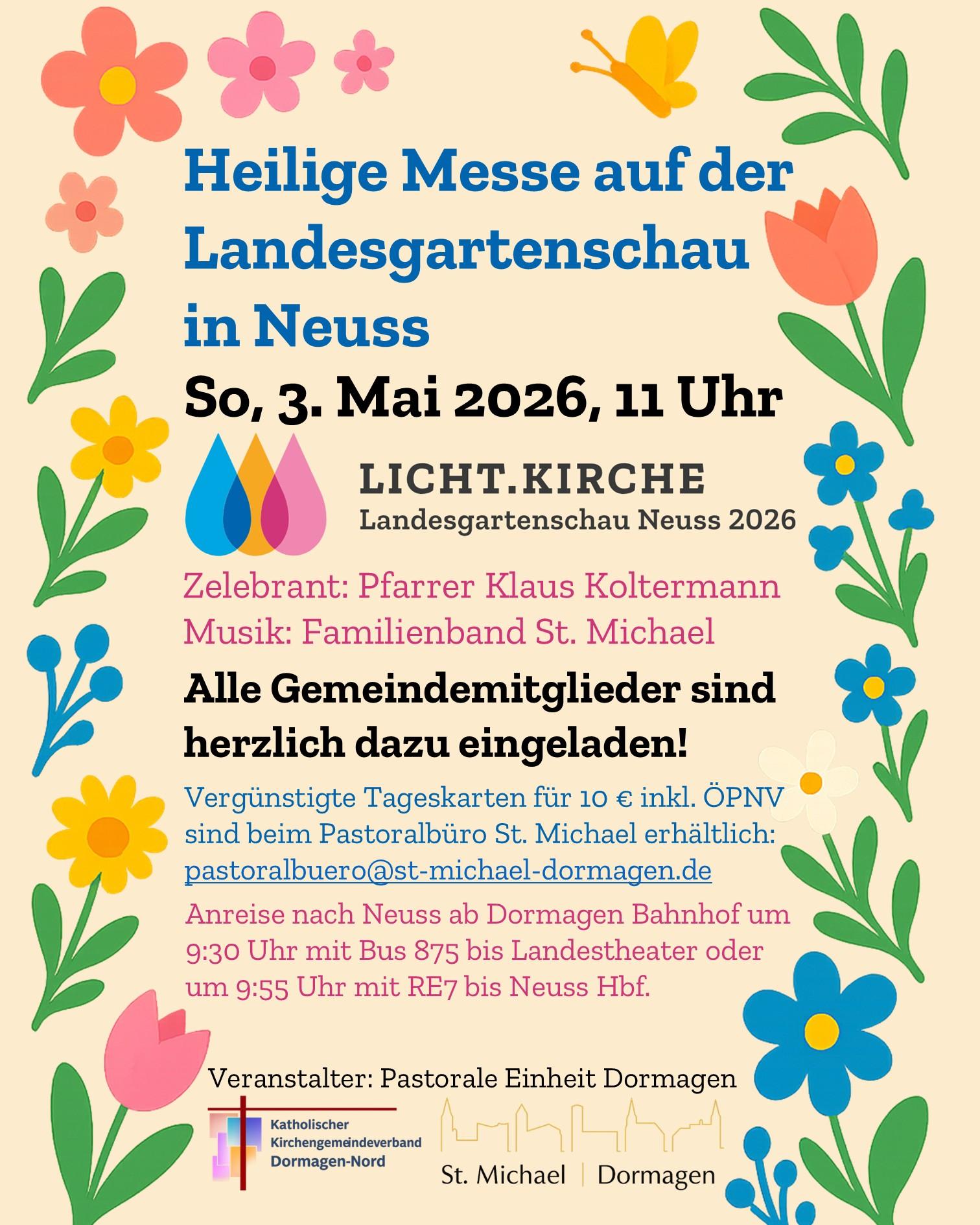 Hl. Messe auf der Landesgartenschau am 3. Mai 2026