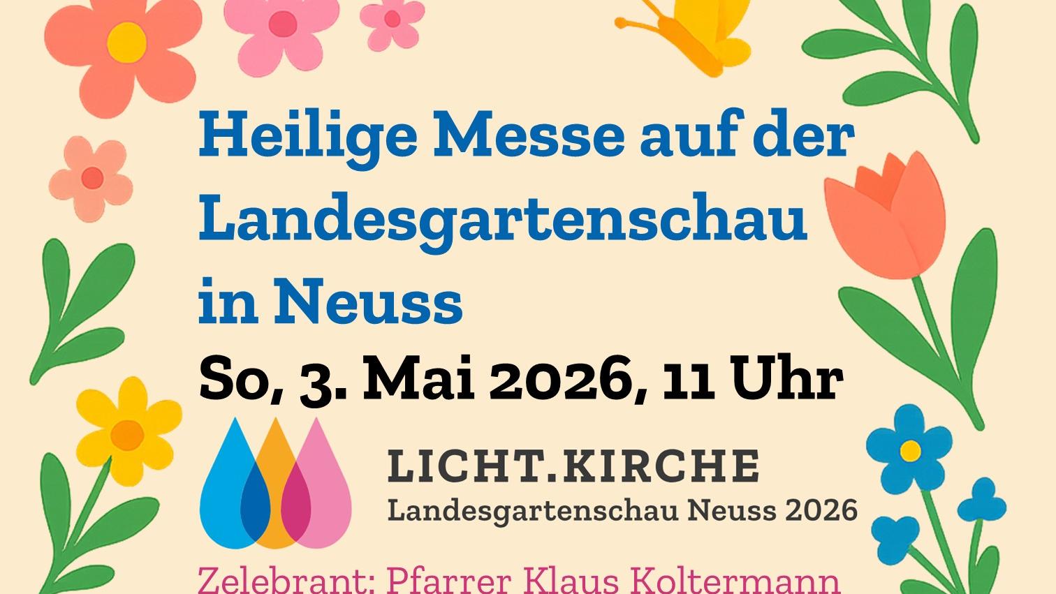 Hl. Messe auf der Landesgartenschau am 3. Mai 2026