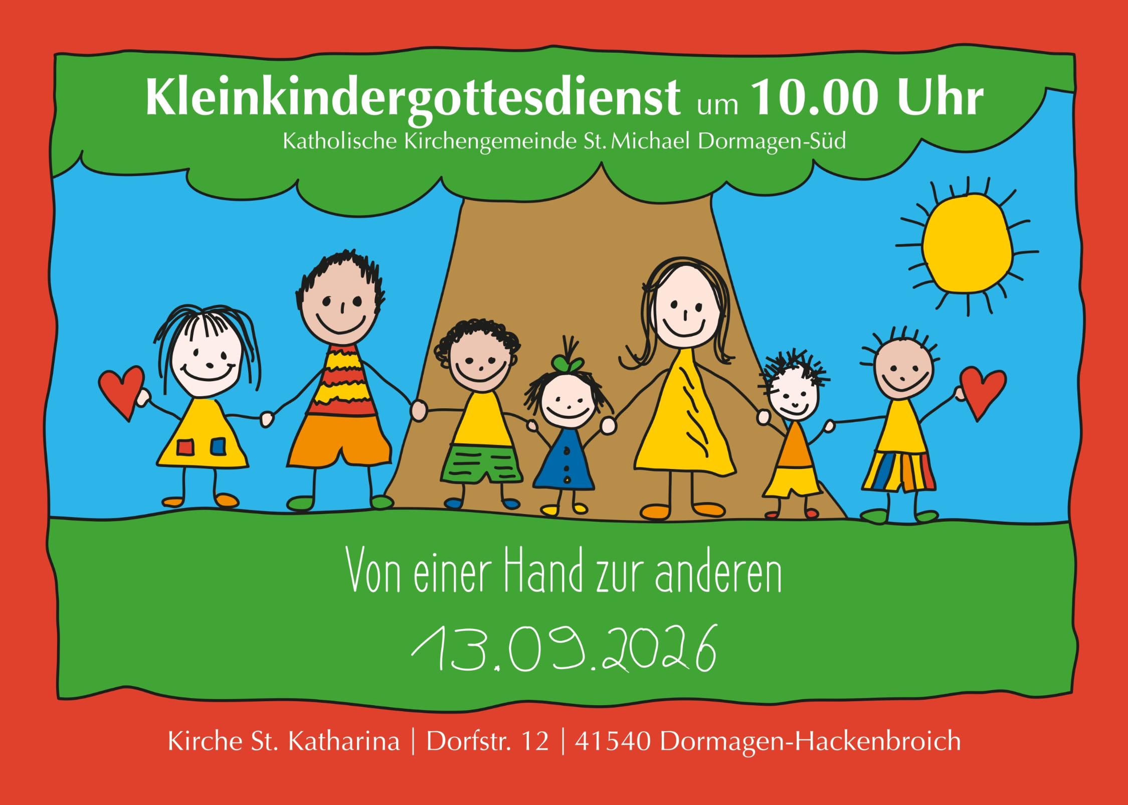 Kleinkindergottesdienst am 13.09.2026