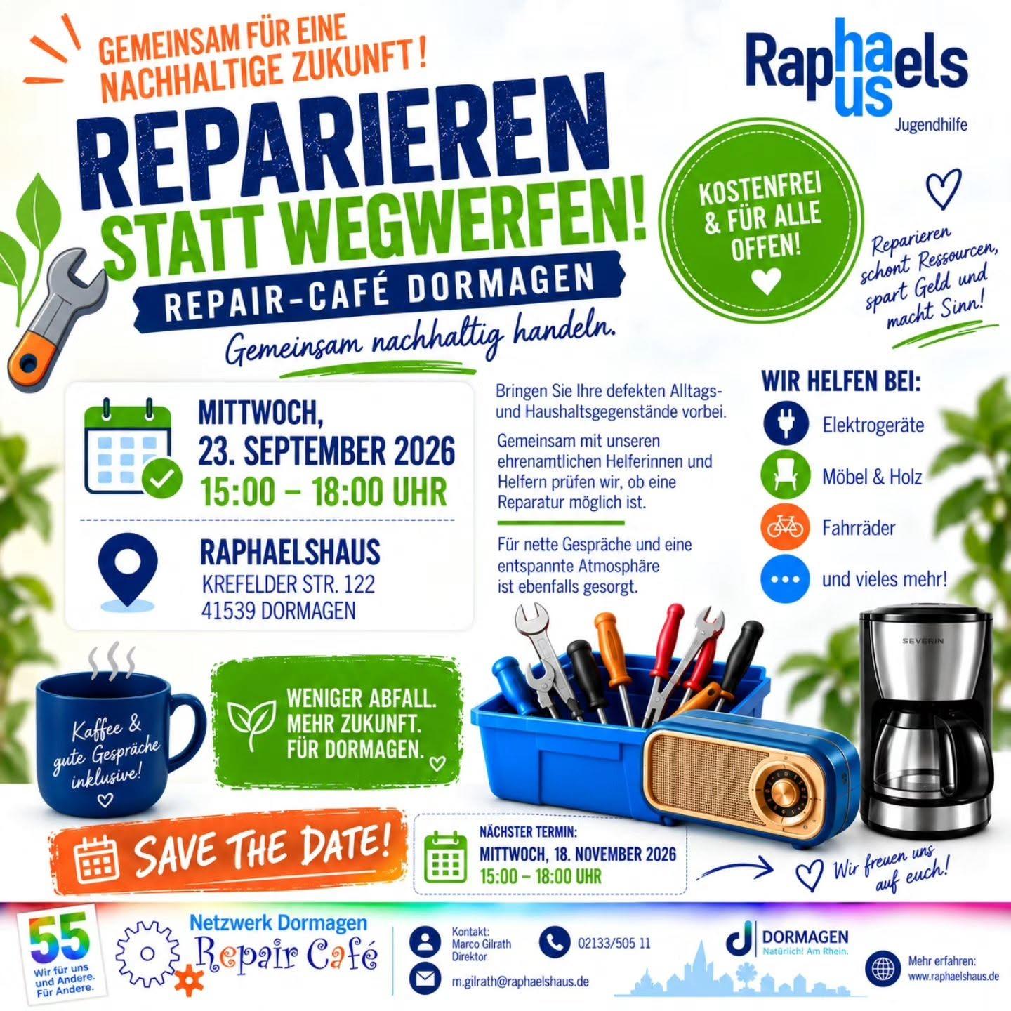 Repair-Café im Raphaelshaus