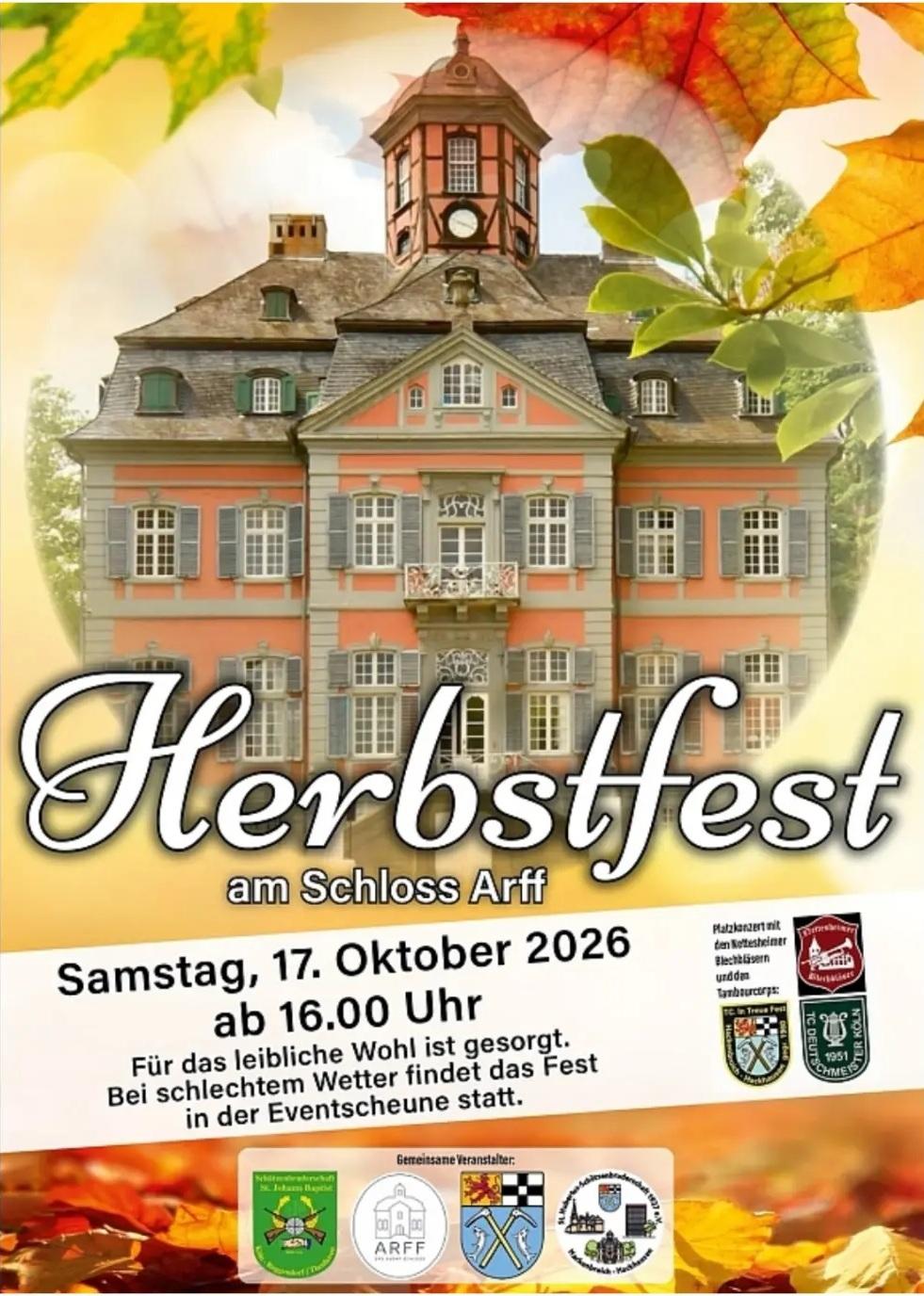 Herbstfest am Schloss Arff am 17.10.2026