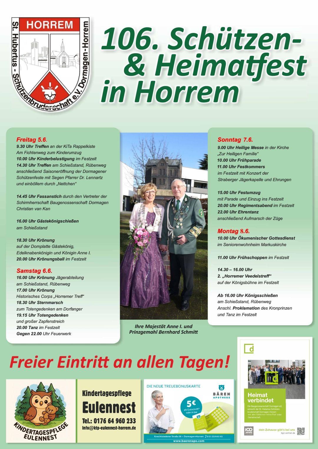 106. Schützen- & Heimatfest in Horrem