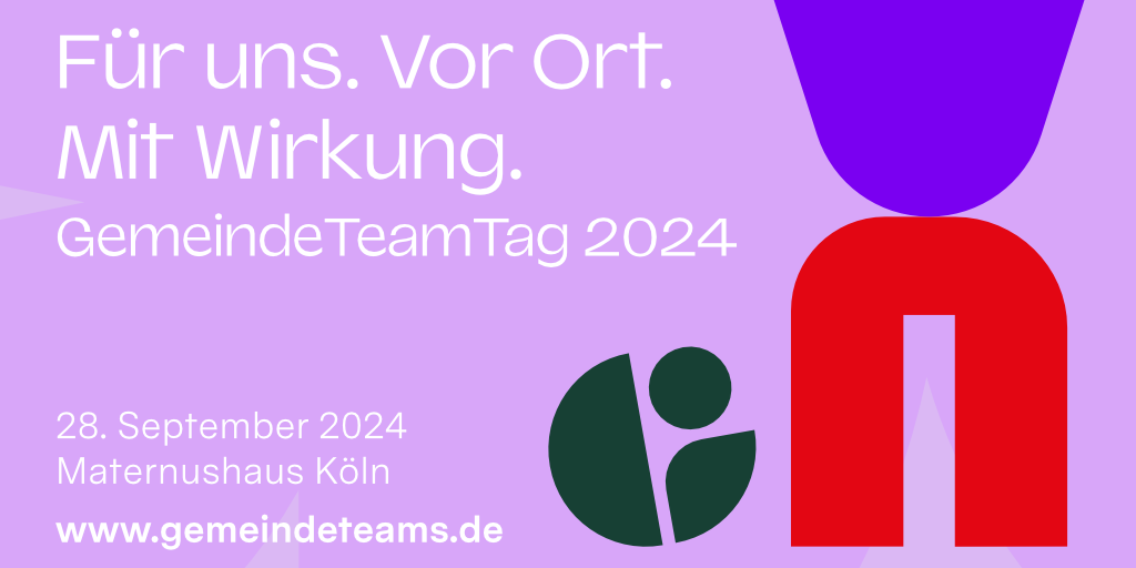 Banner zur Verwendung im Web oder in Dokumenten für den GemeindeTeamTag 2024.